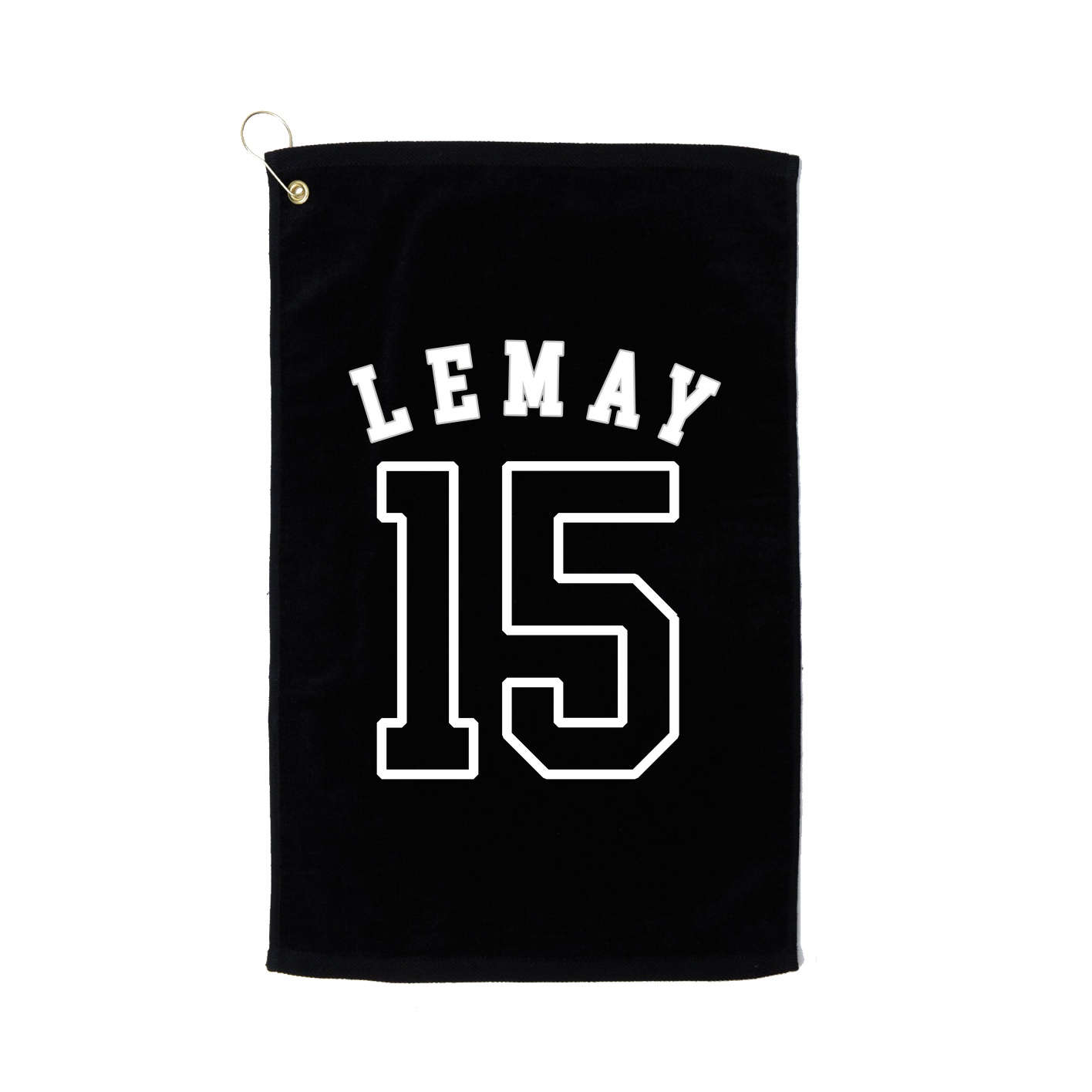 Golf Towel — Shirsey Arch in Black