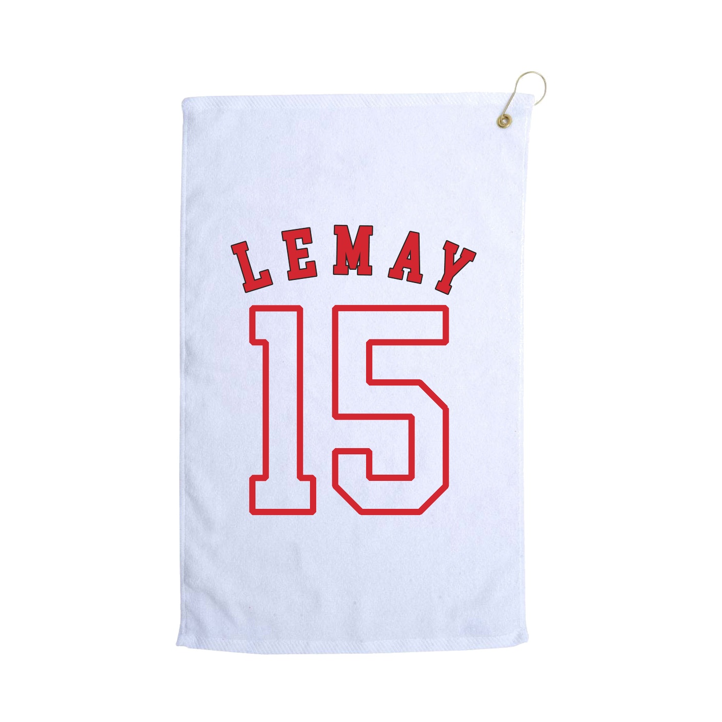 Golf Towel — Shirsey Arch in White