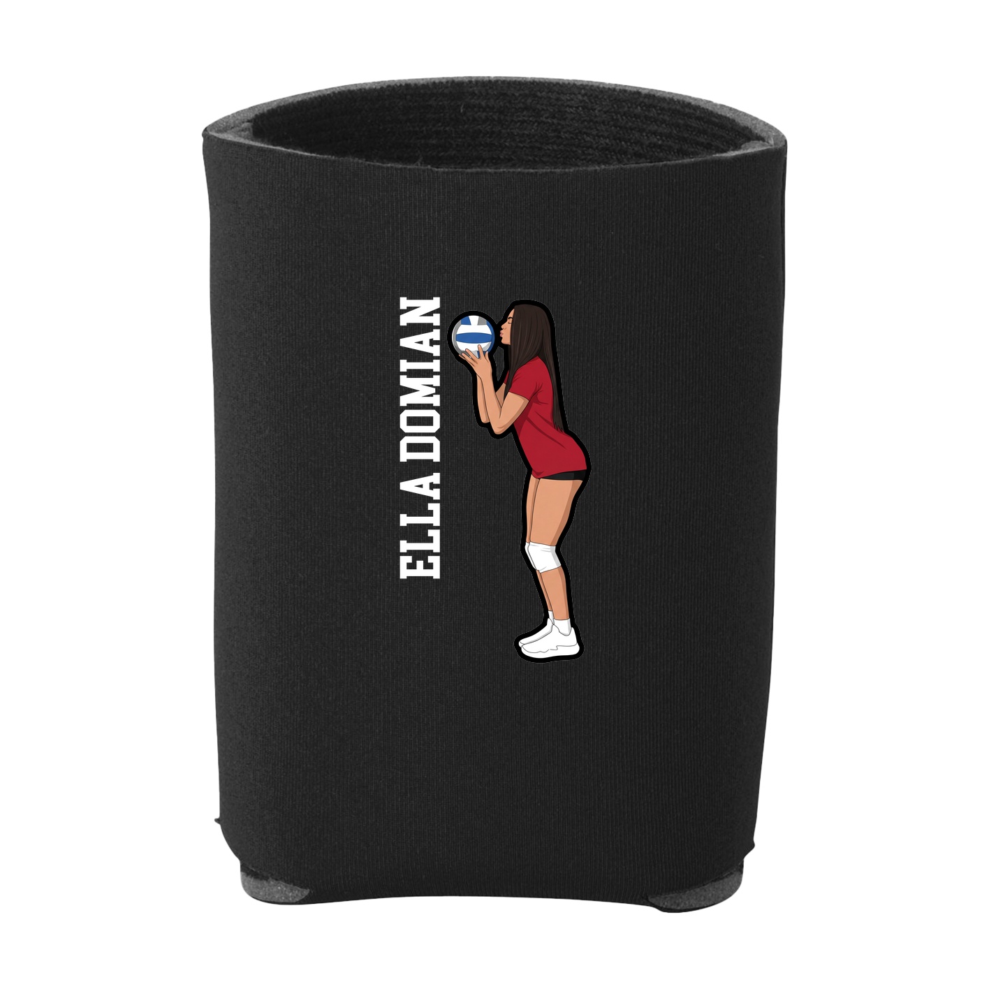 Can Holder — Name Vertical in Black