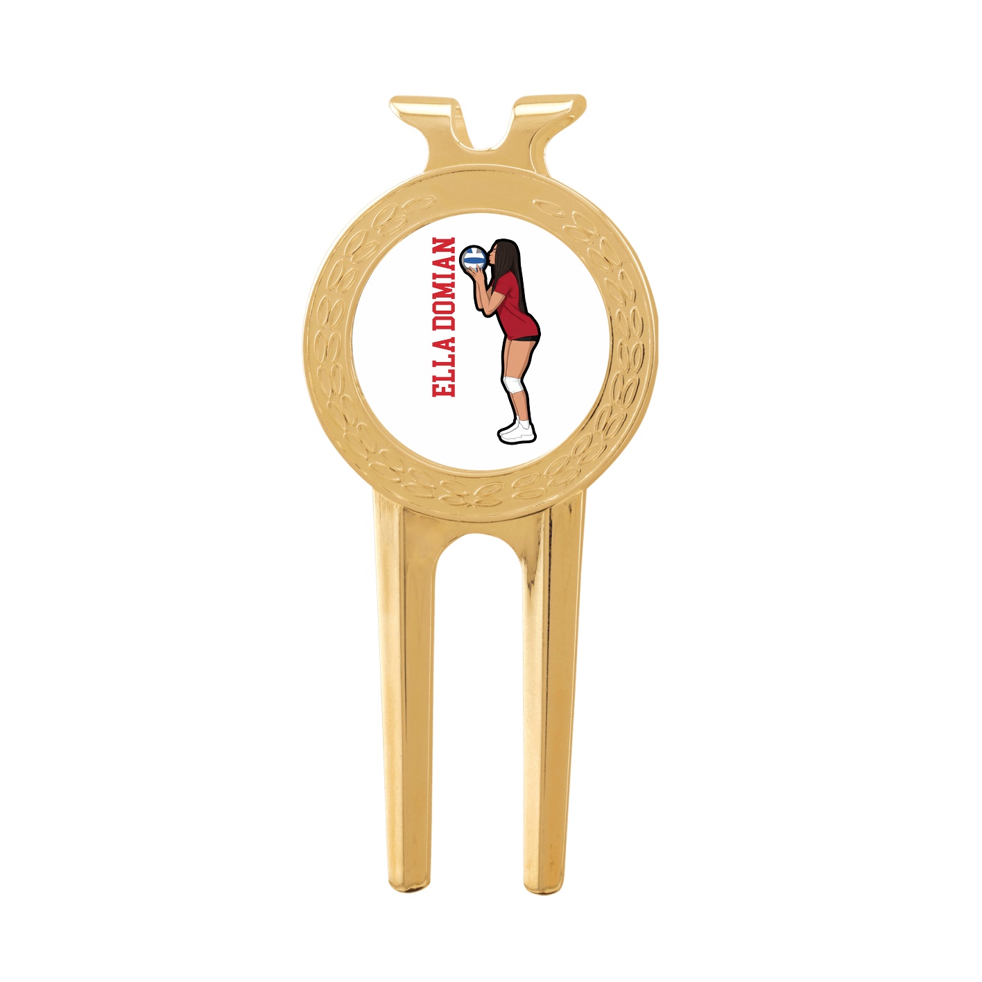 Divot Tool with Ball Marker — Name Vertical in Classic
