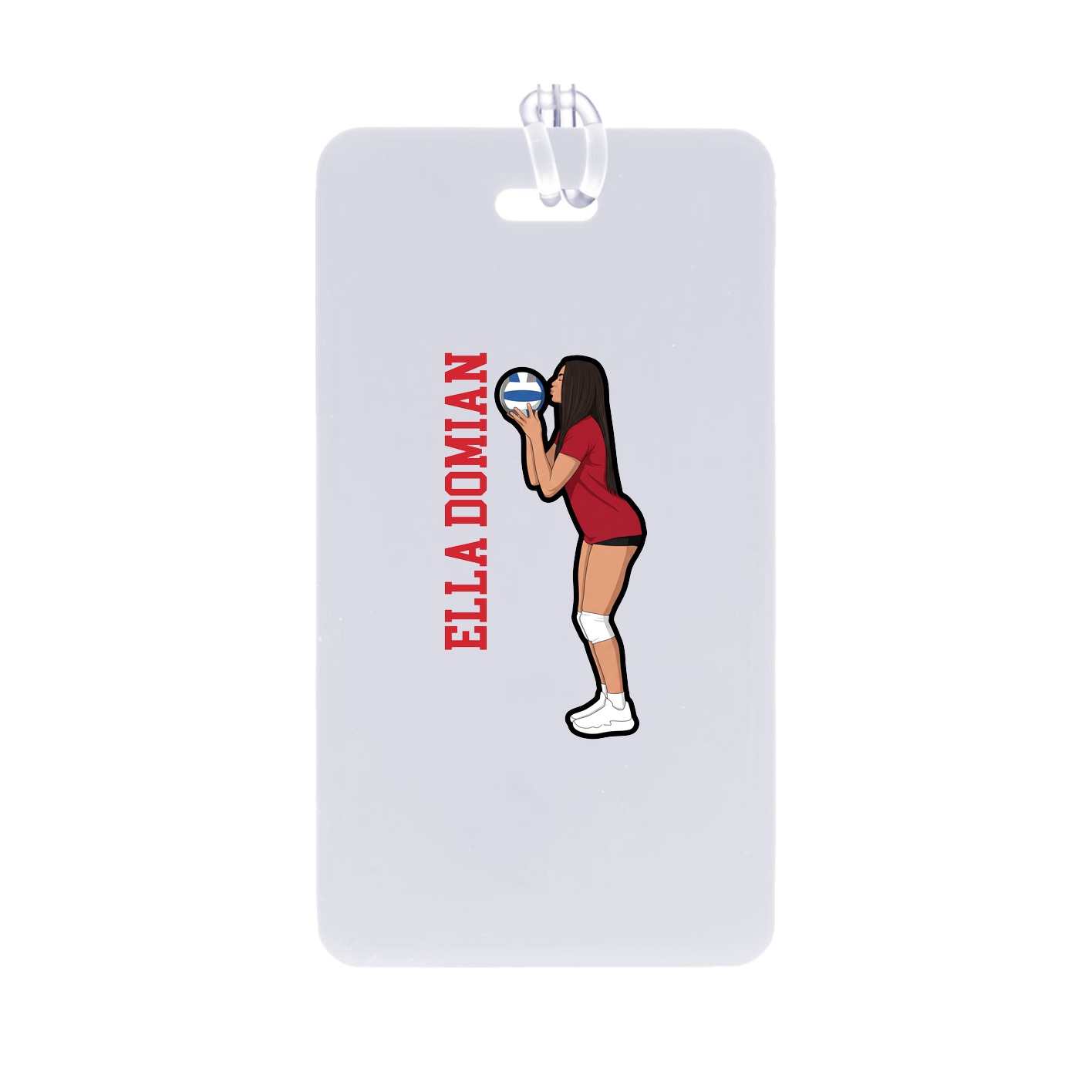 Bag Tag — Name Vertical in Classic