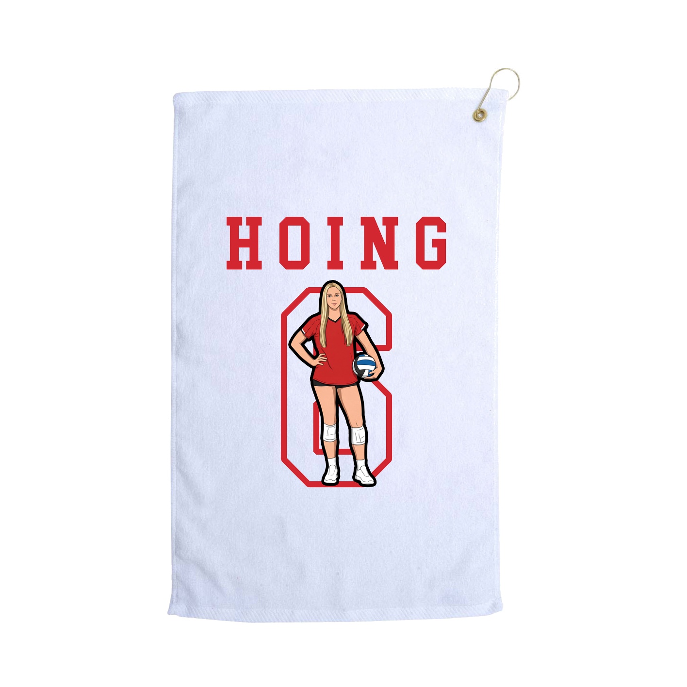 Golf Towel — Shirsey in White