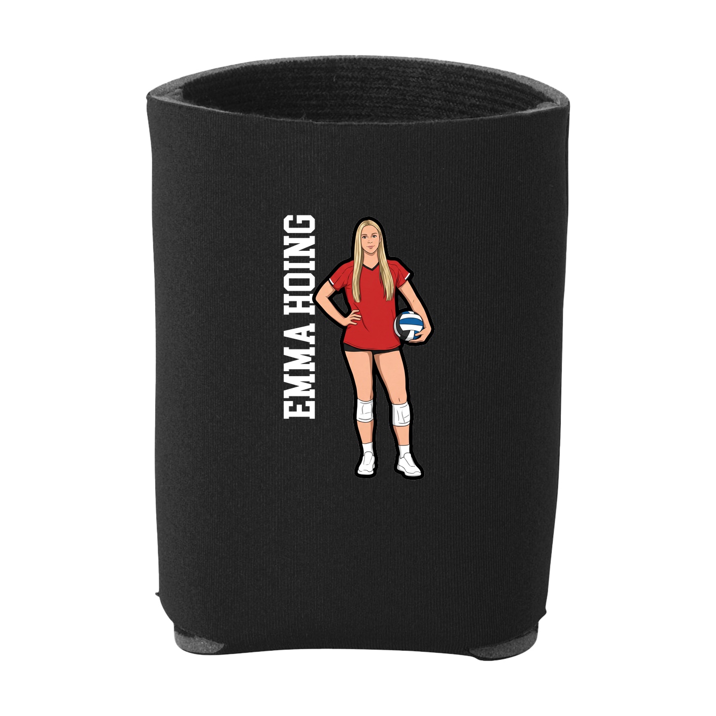 Can Holder — Name Vertical in Black