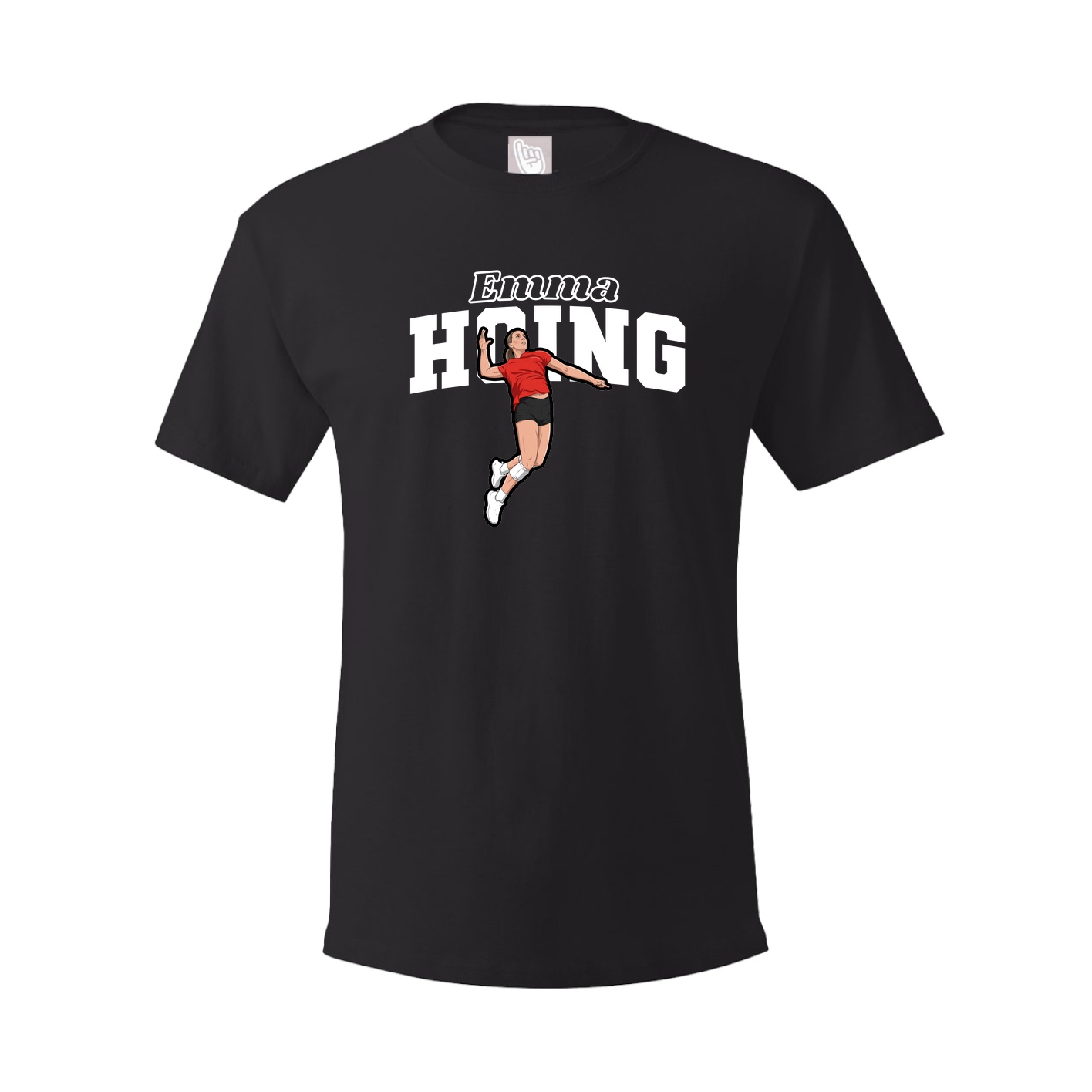 Youth Tee — Name Arch in Black