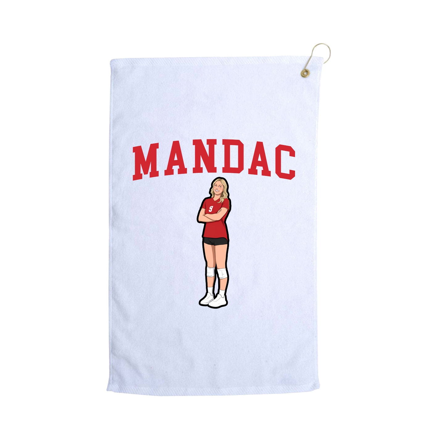 Golf Towel — Shirsey in White