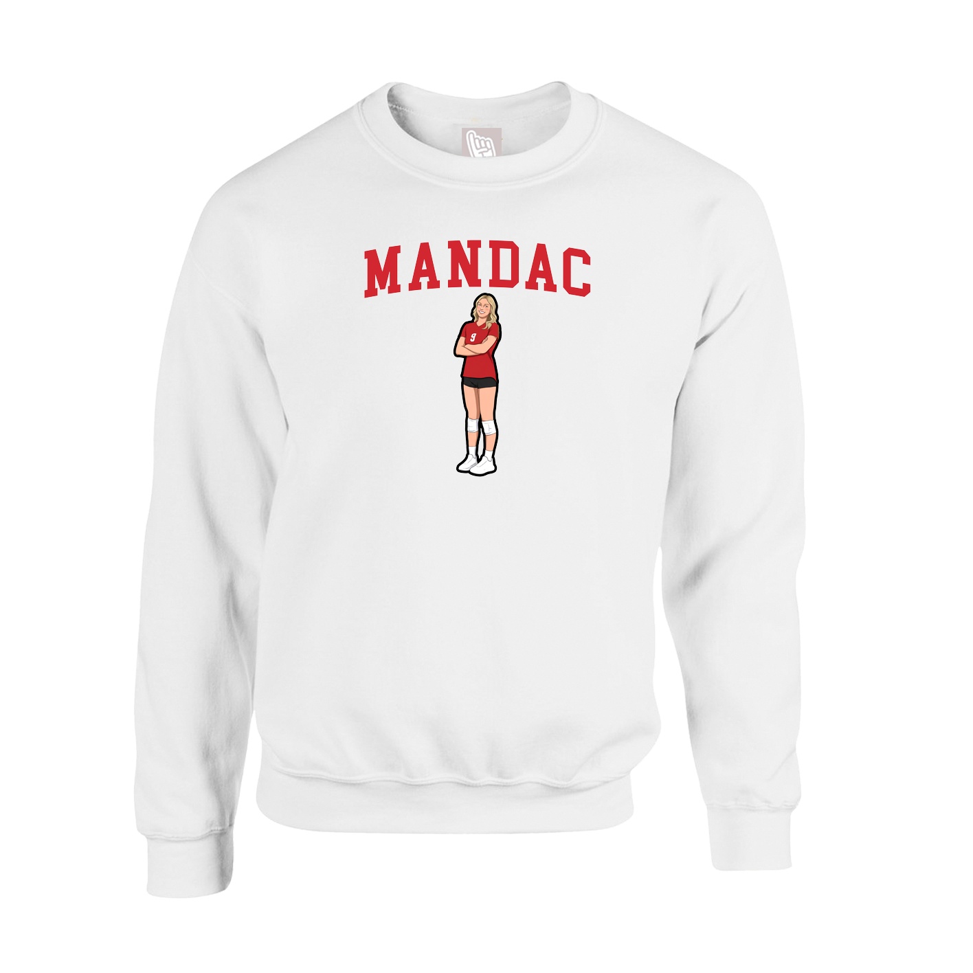 Fleece Crew — Shirsey in White
