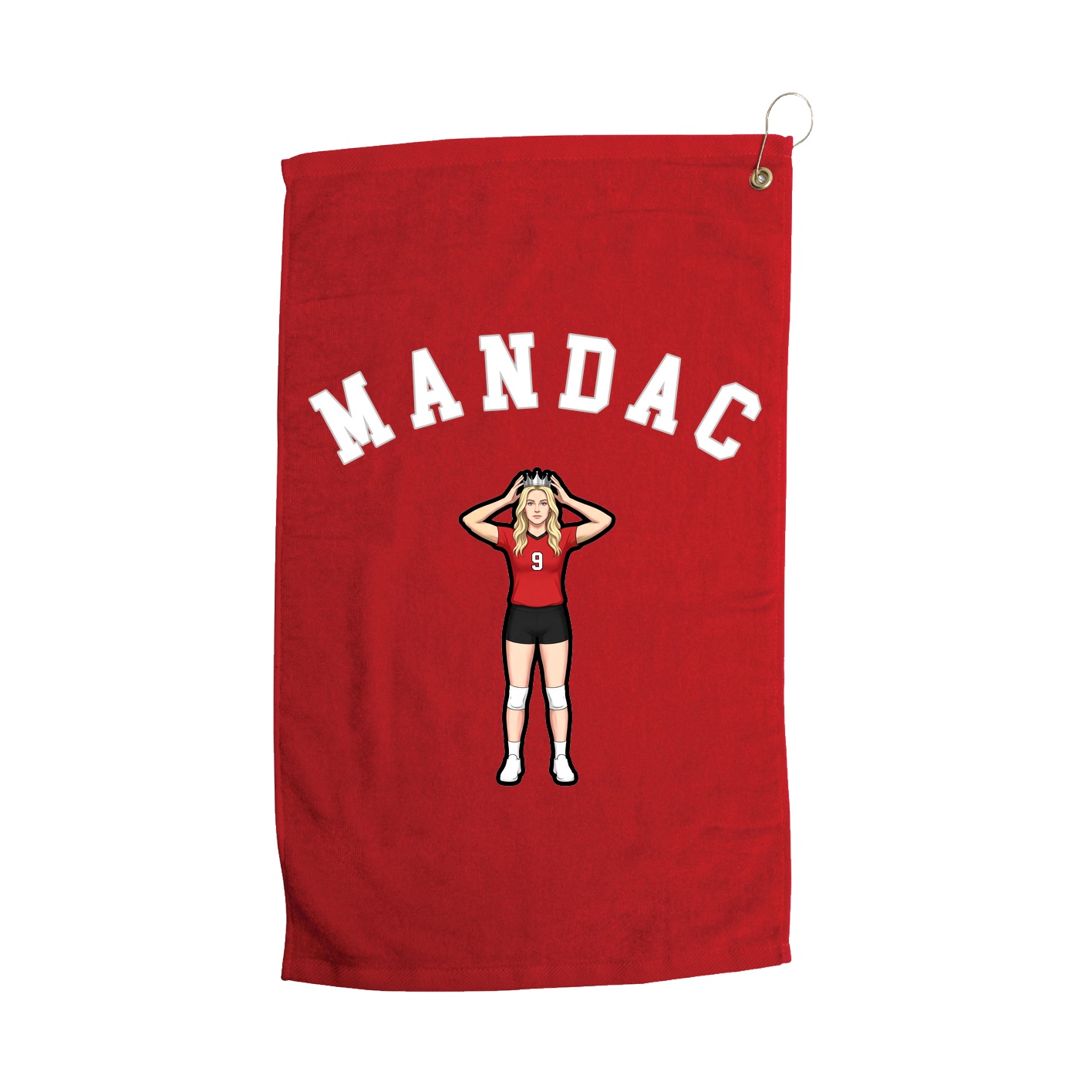 Golf Towel — Shirsey Arch in Red