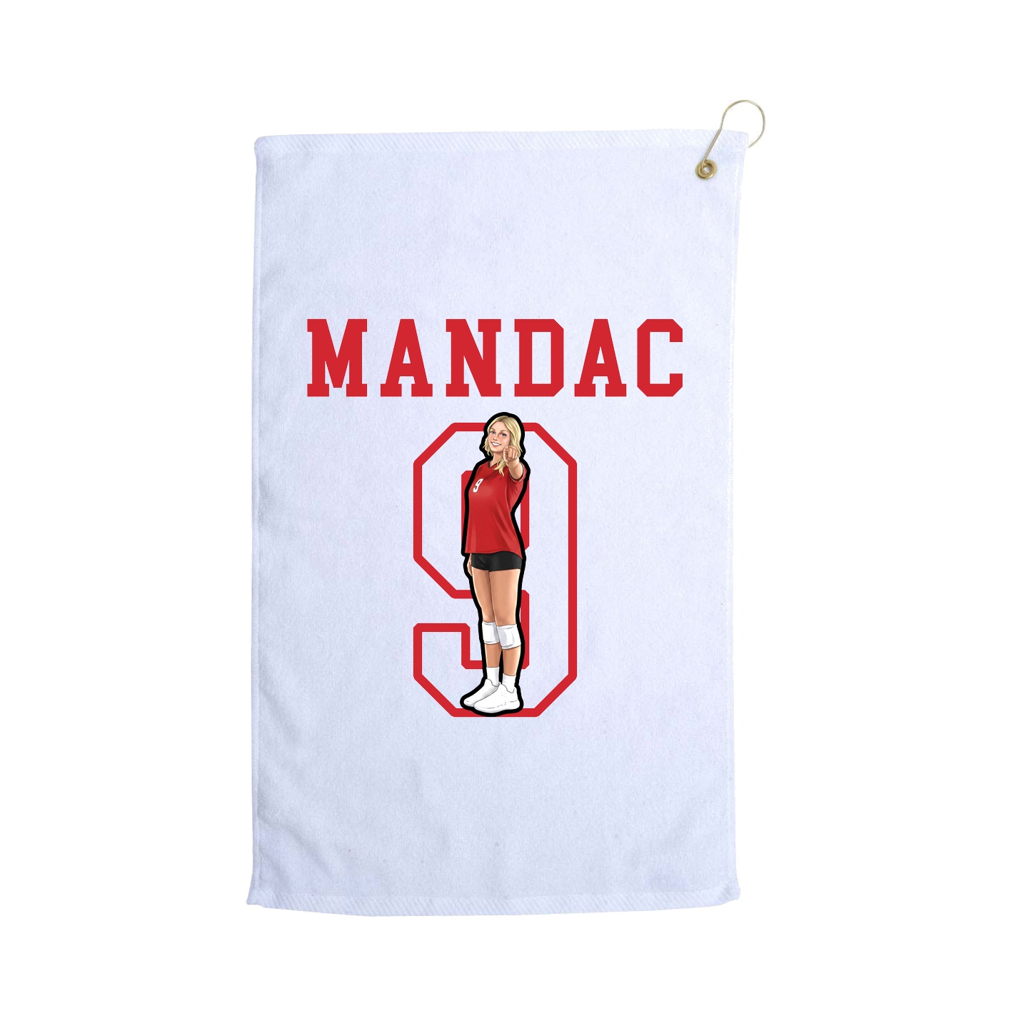 Golf Towel — Shirsey in White