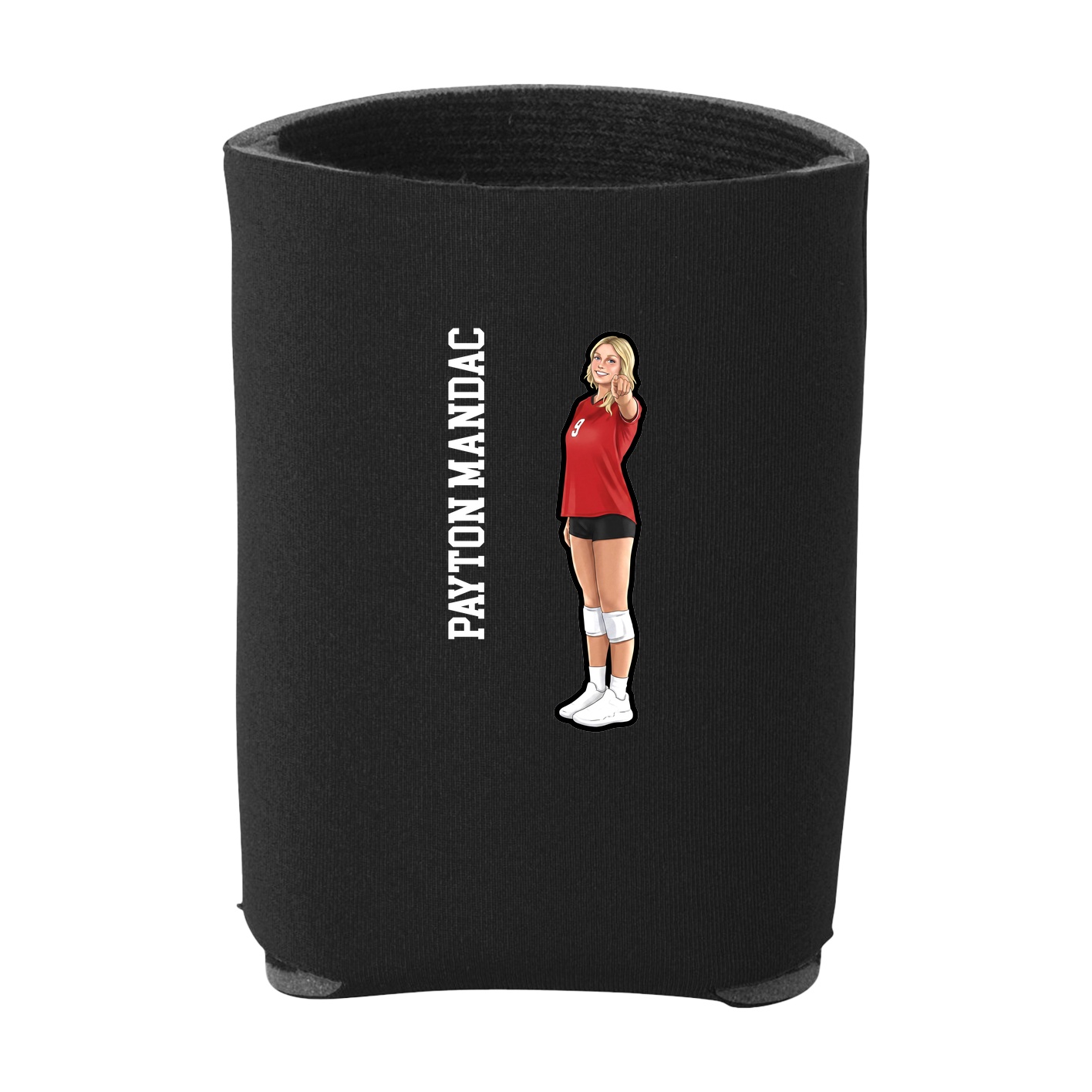 Can Holder — Name Vertical in Black