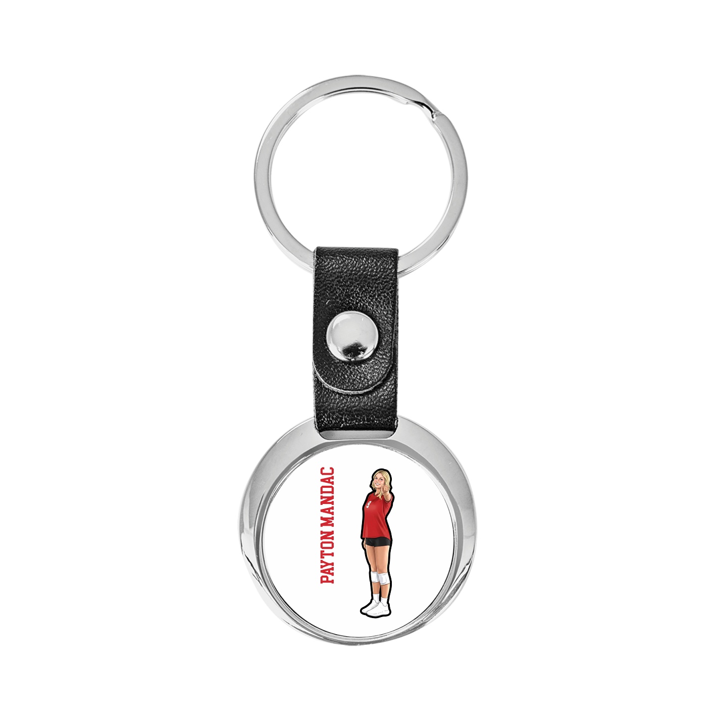Key Chain — Name Vertical in Classic