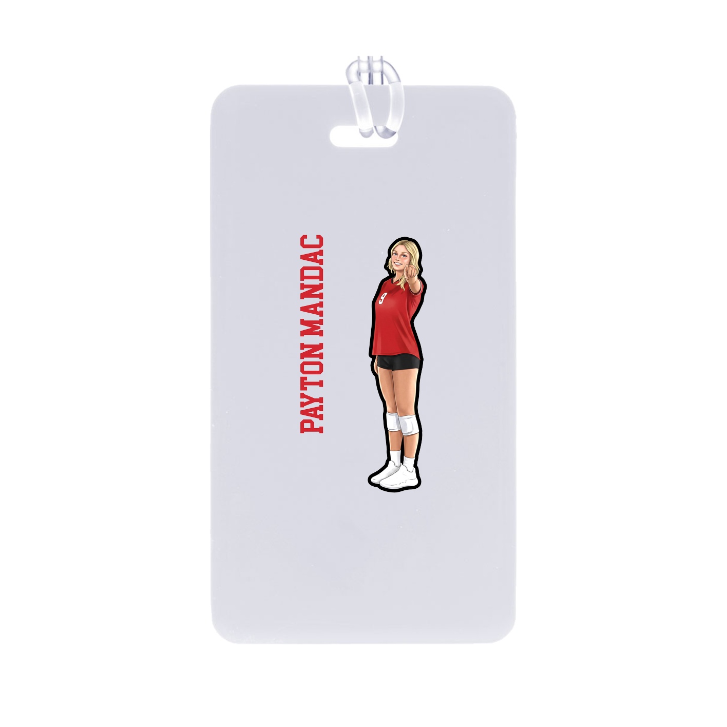 Bag Tag — Name Vertical in Classic