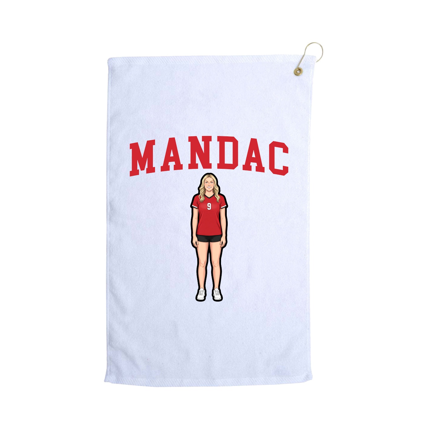 Golf Towel — Shirsey in White
