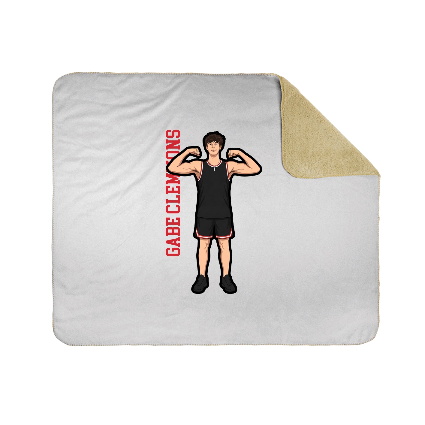 50x60 Sherpa Lined Throw Blanket