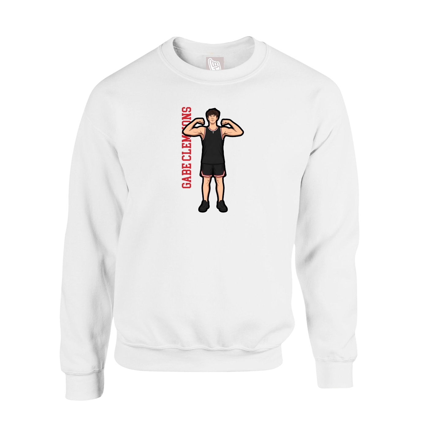 Fleece Crew — Classic in White