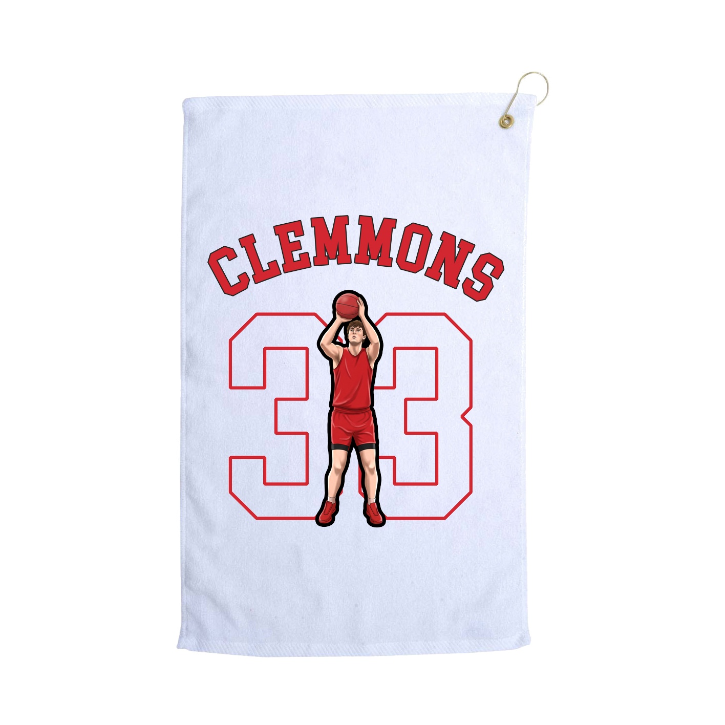 Golf Towel — Classic in White