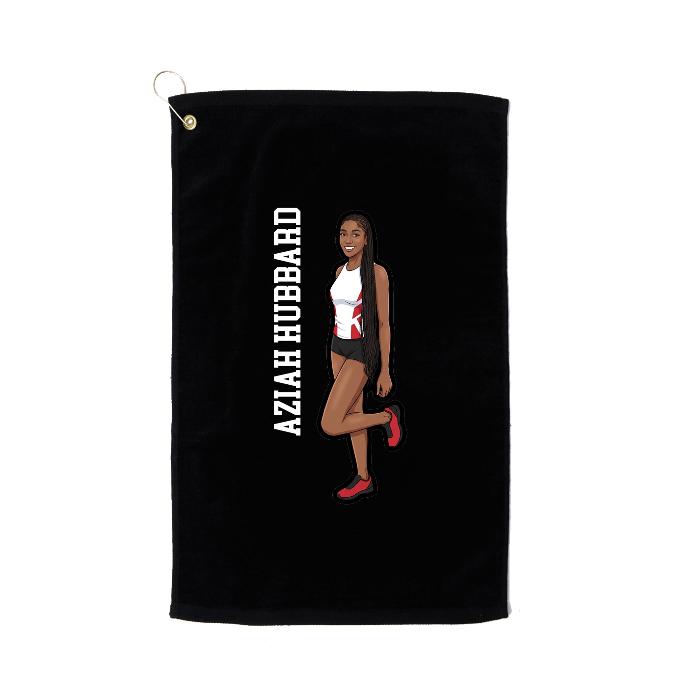 Golf Towel — Classic in Black