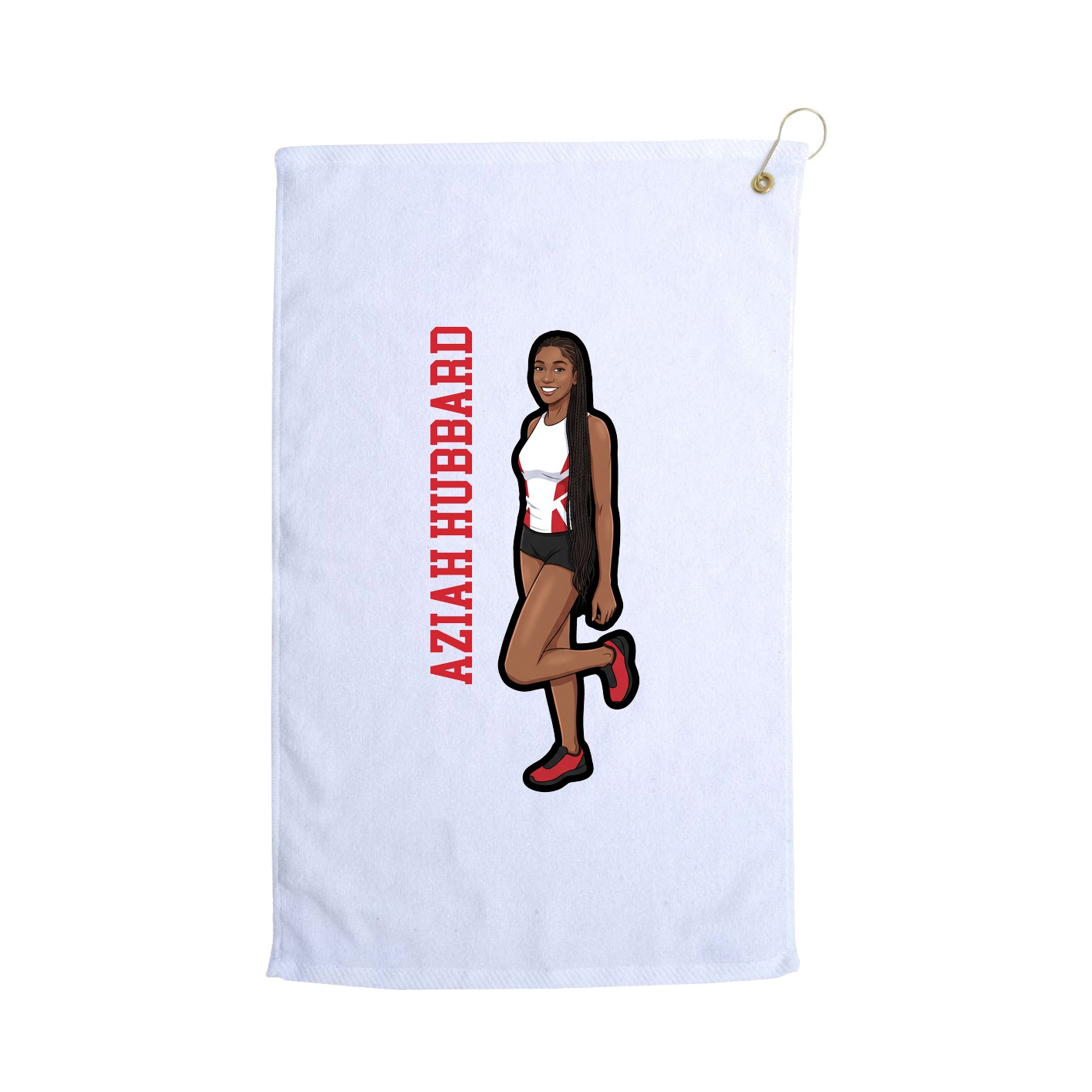 Golf Towel — Classic in White