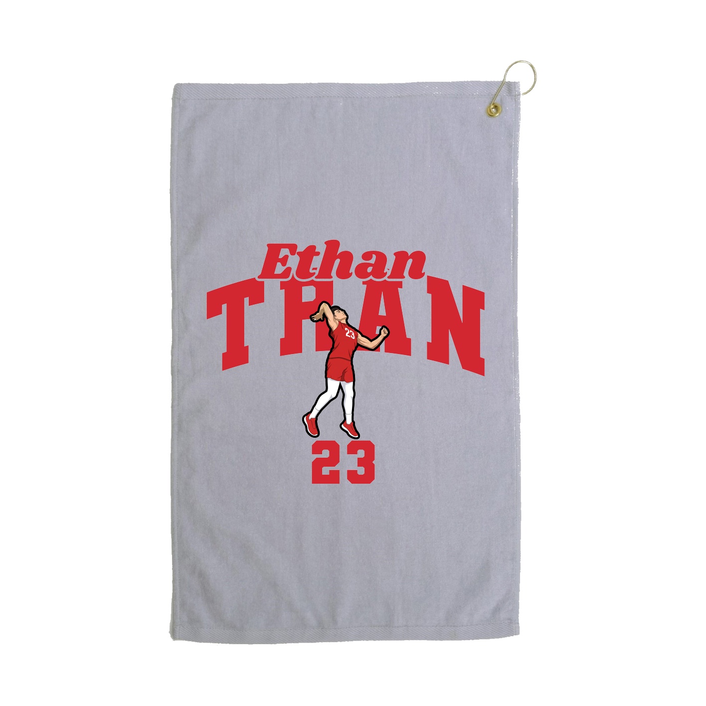 Golf Towel — Signature Arch in Grey