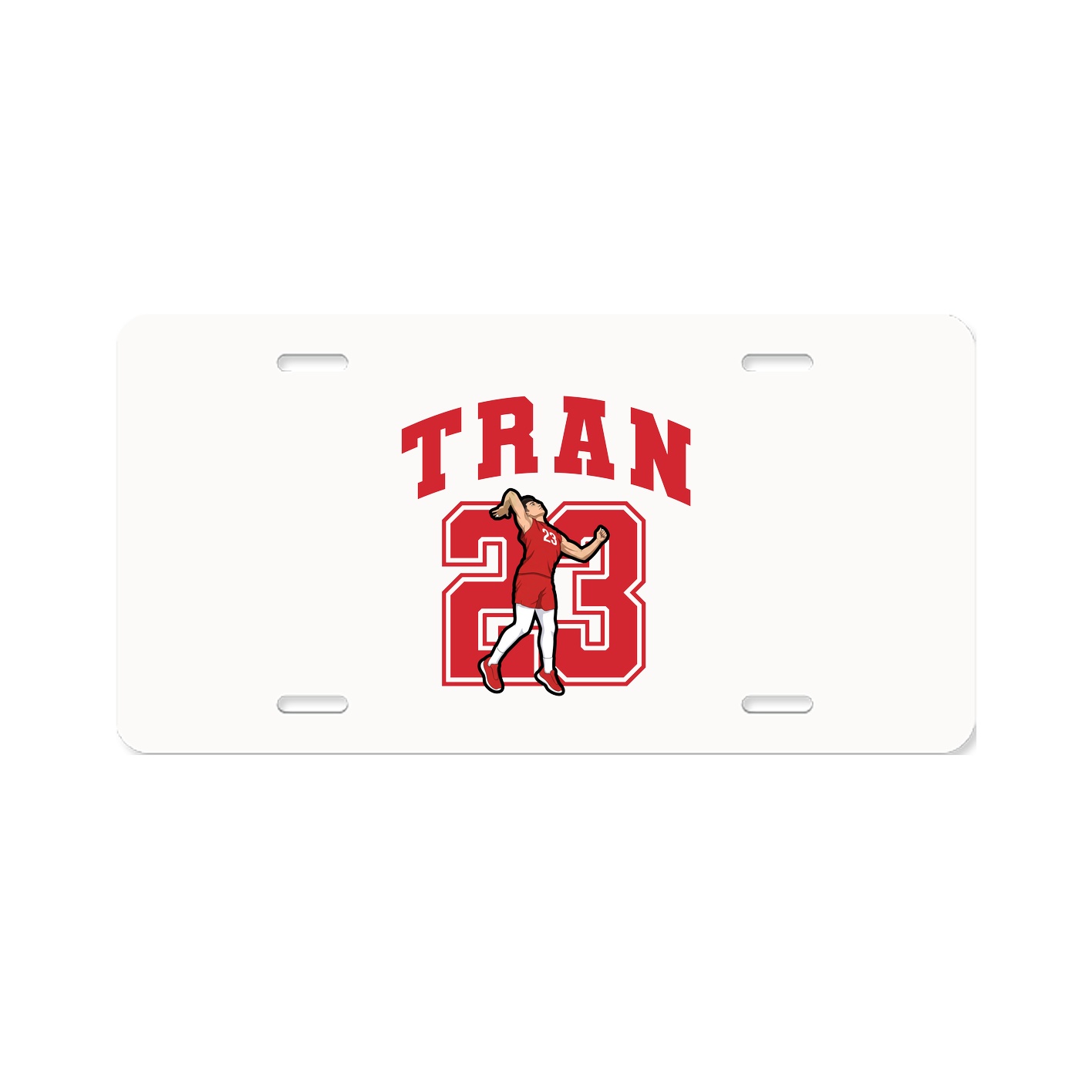 License Plate — Number in Classic