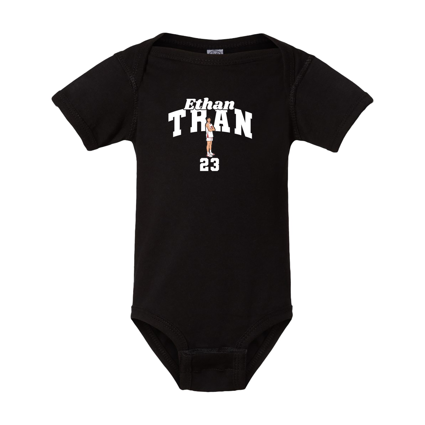 Baby Onesie — Signature Arch in Black