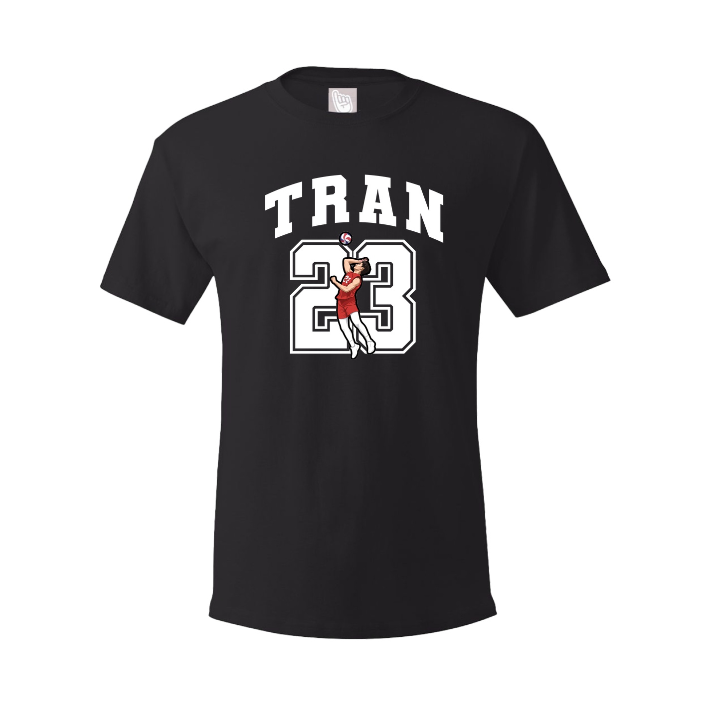 Youth Tee — Number in Black