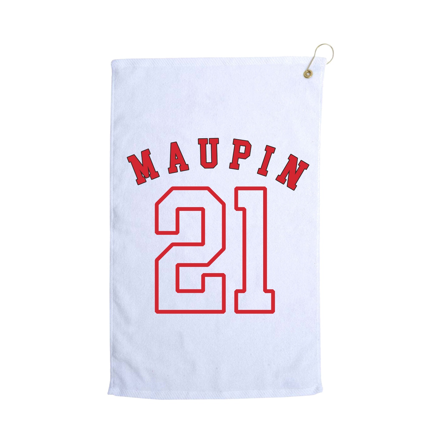 Golf Towel — Shirsey Arch in White