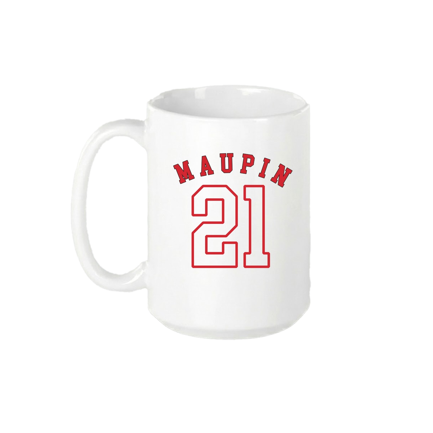 15oz Coffee Mug — Shirsey Arch in White