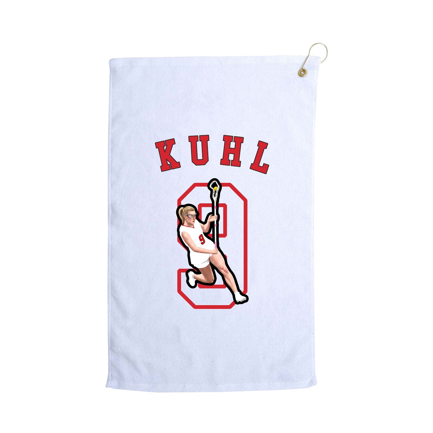 Golf Towel — Shirsey Arch in White