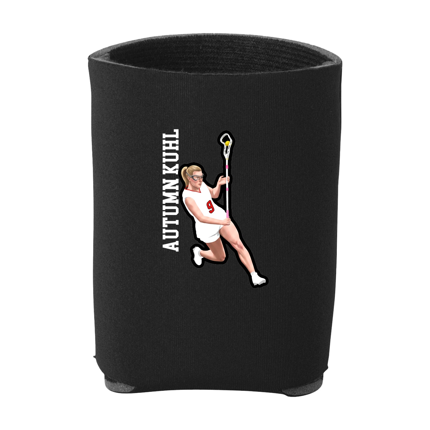 Can Holder — Name Vertical in Black