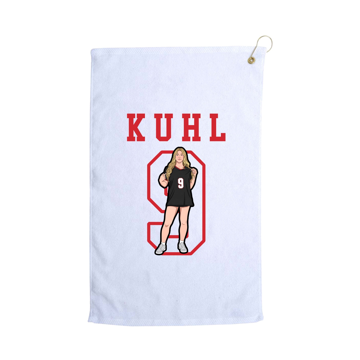 Golf Towel — Shirsey in White