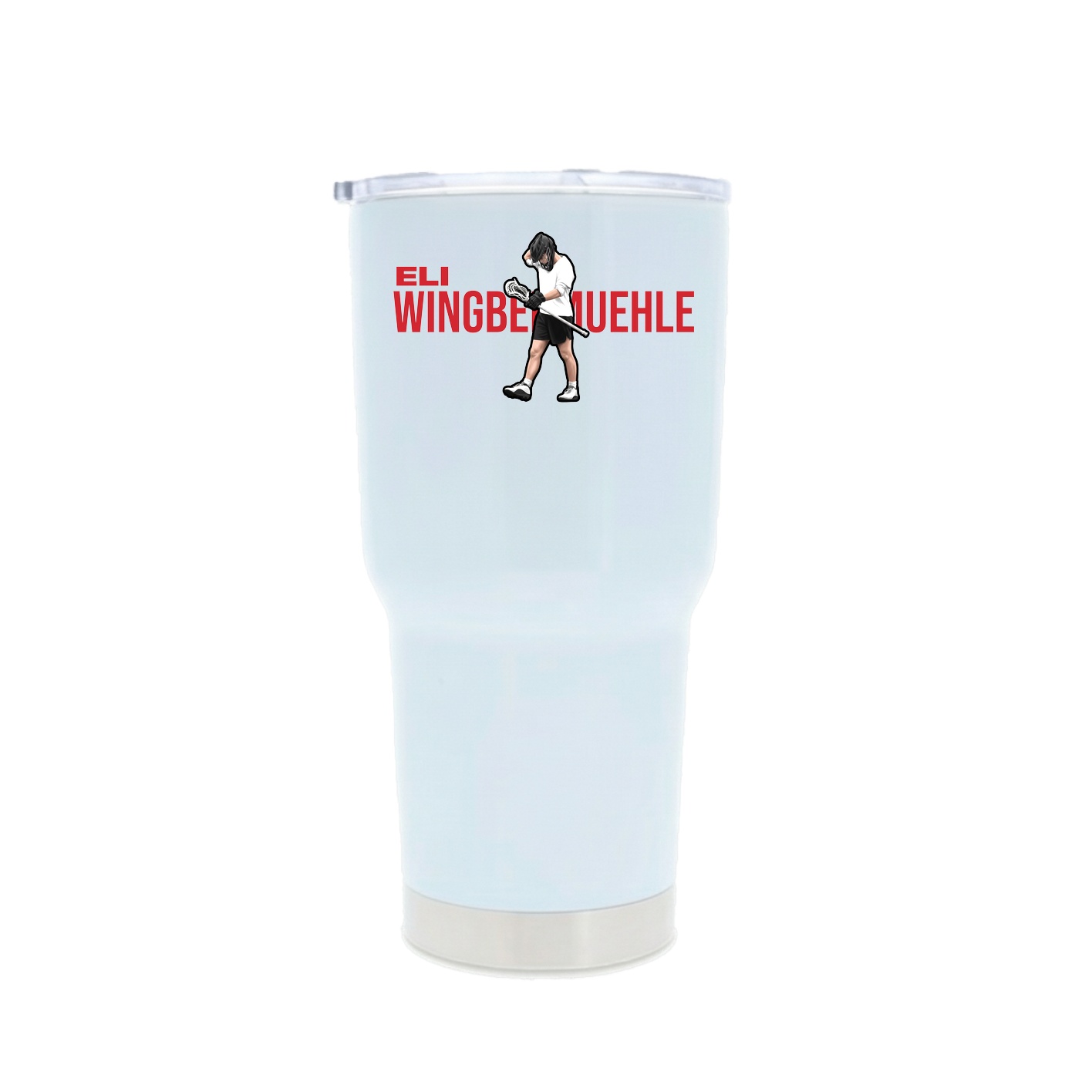 30oz Stainless Steel Tumbler — Player Name in White