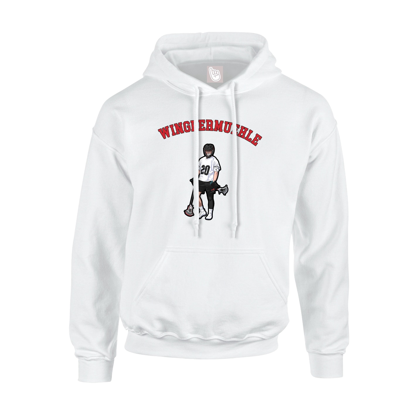 Hoodie — Shirsey Arch in White