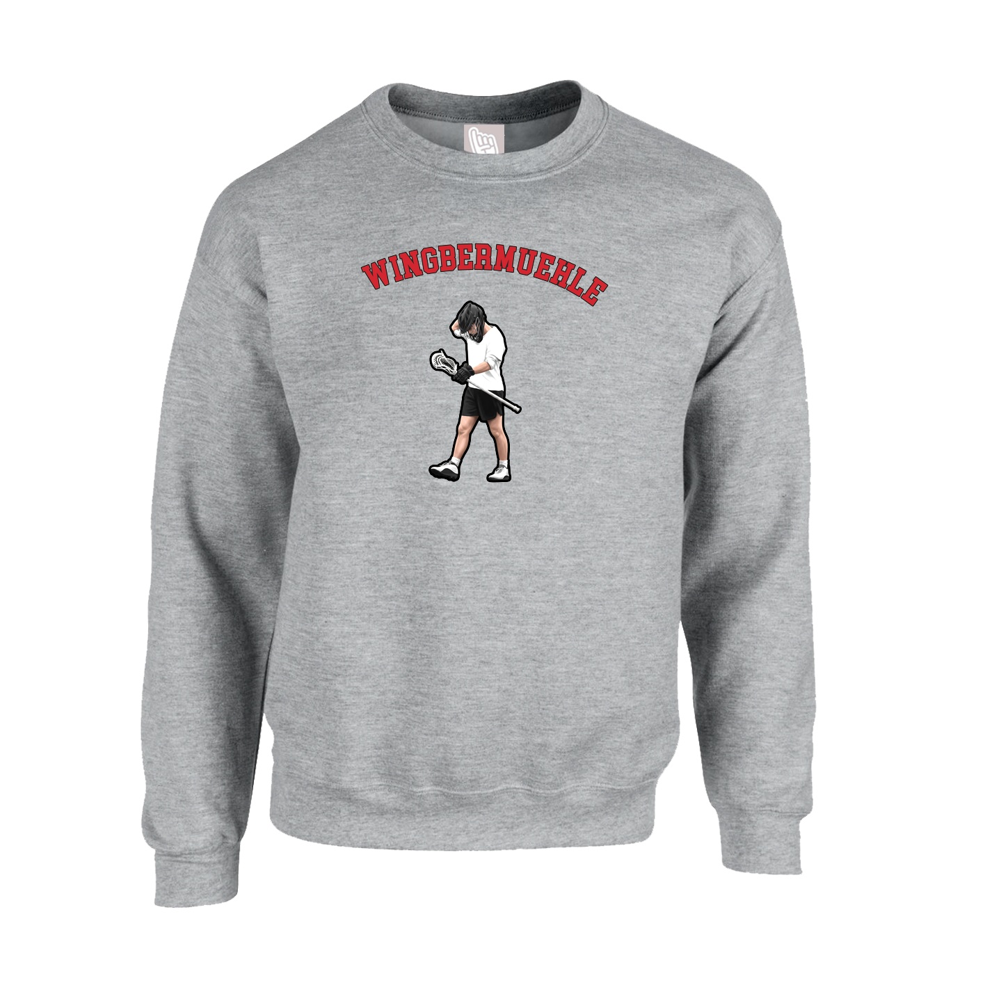 Fleece Crew — Shirsey Arch in Grey
