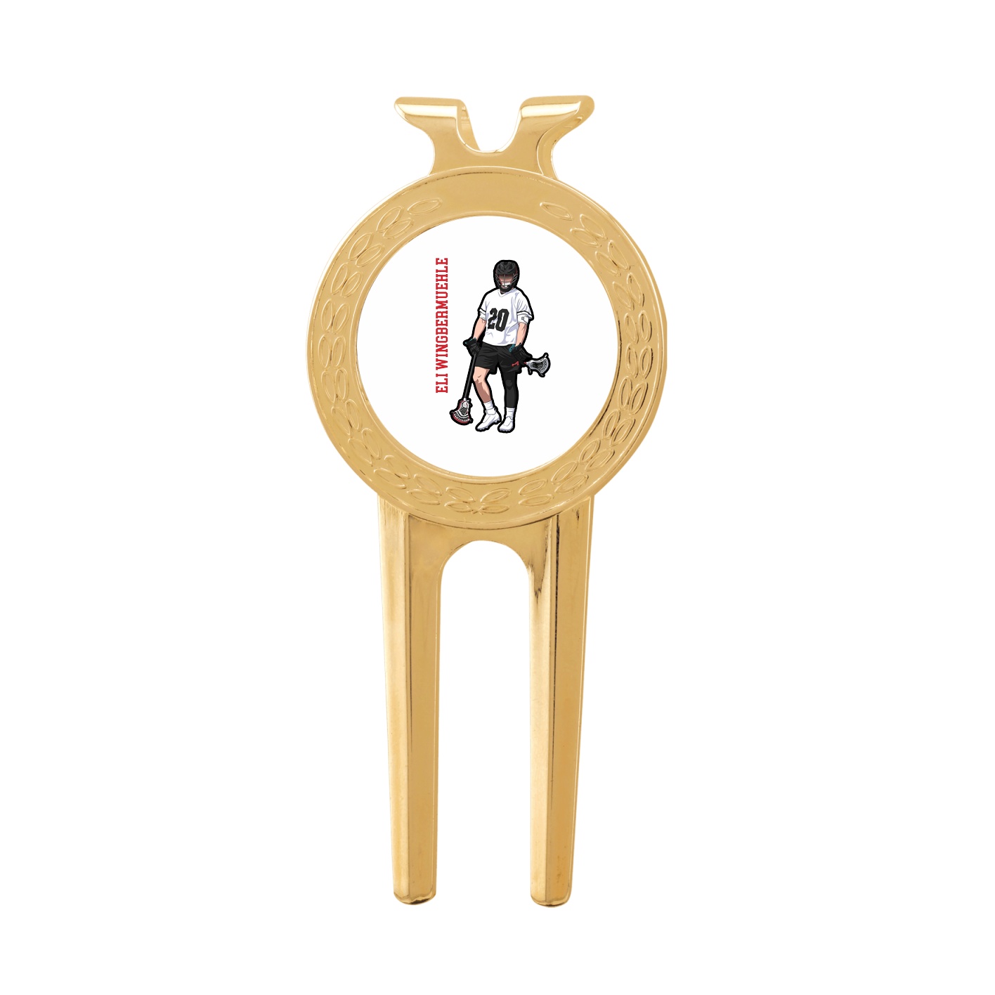 Divot Tool with Ball Marker — Name Vertical in Classic