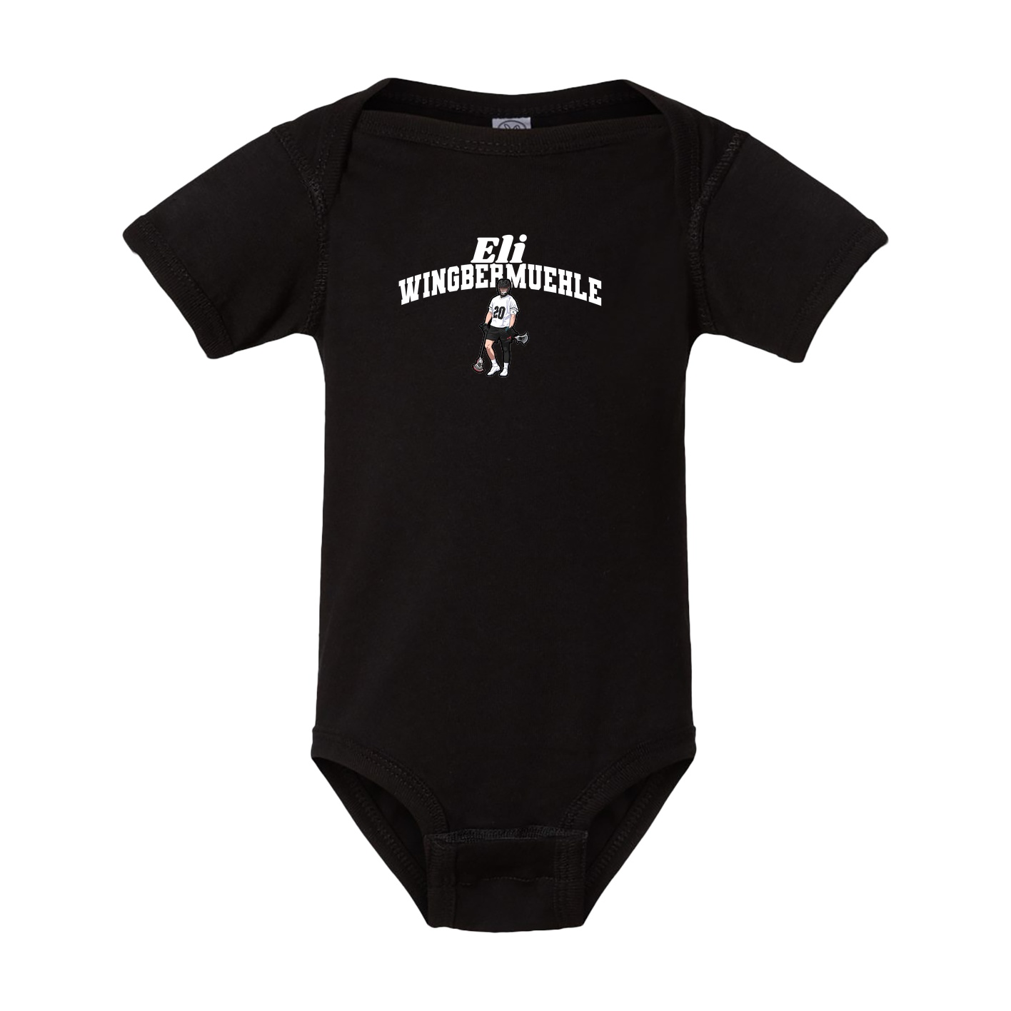 Baby Onesie — Signature Arch in Black