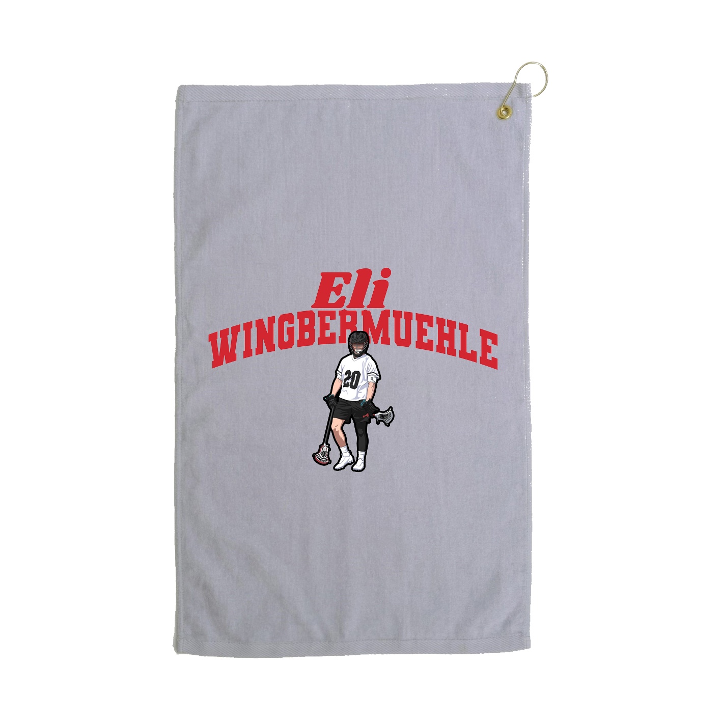 Golf Towel — Signature Arch in Grey