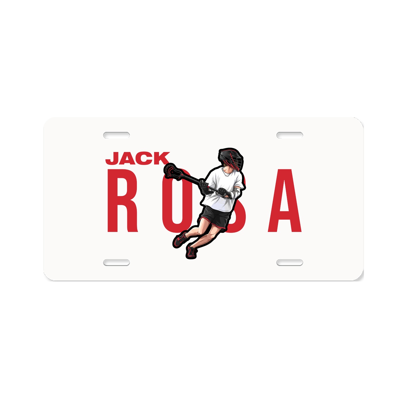 License Plate — Player Name in Classic