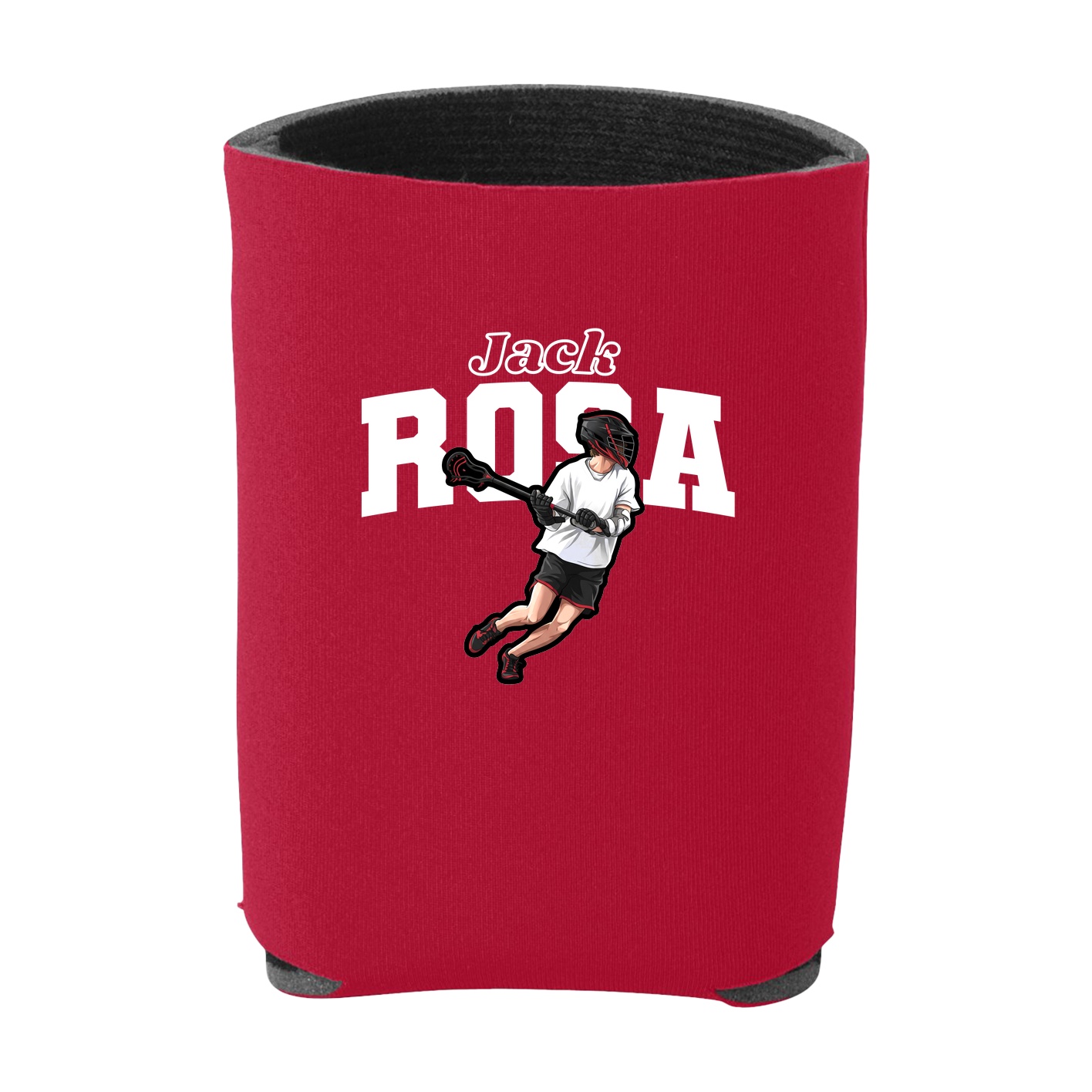 Can Holder — Name Arch in Red