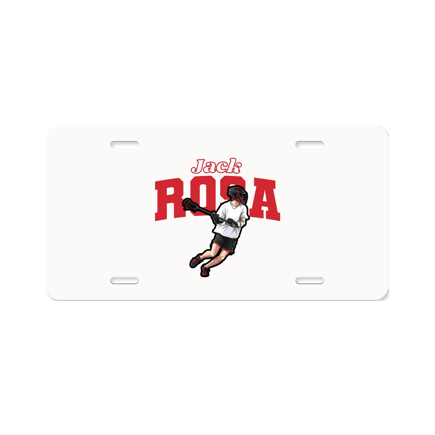 License Plate — Name Arch in Classic