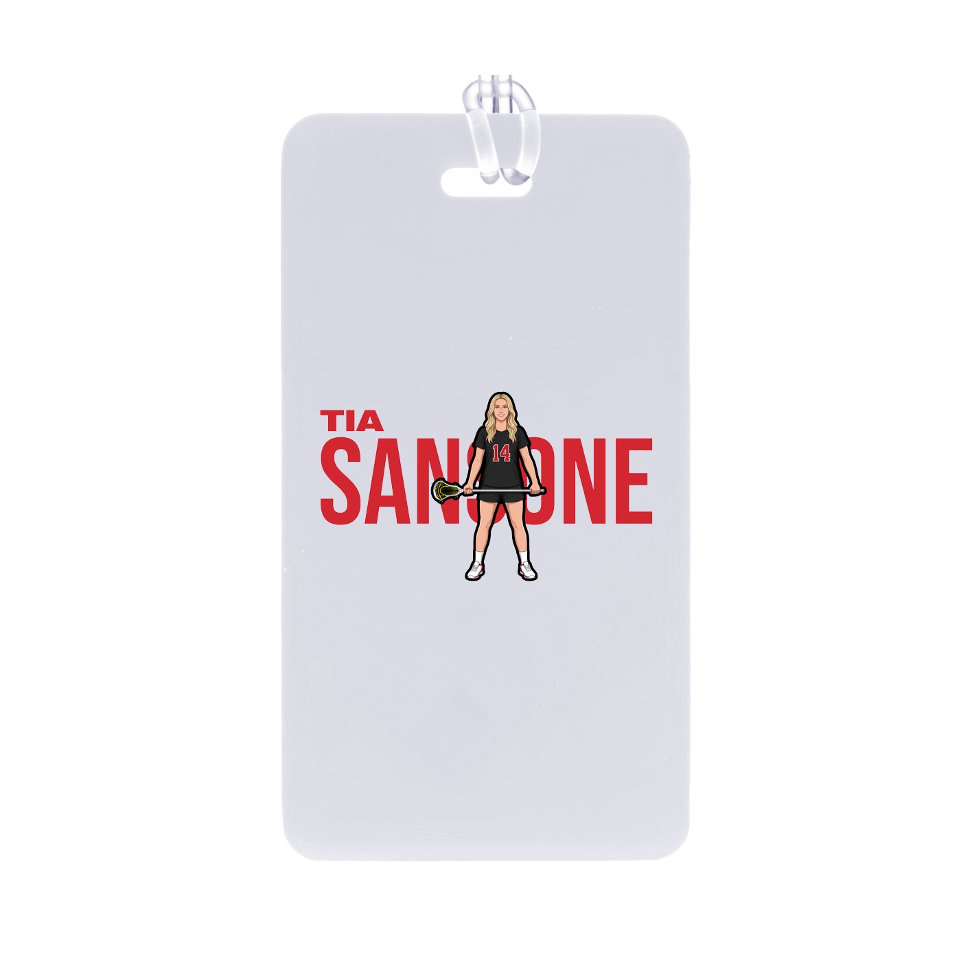 Bag Tag — Player Name in Classic