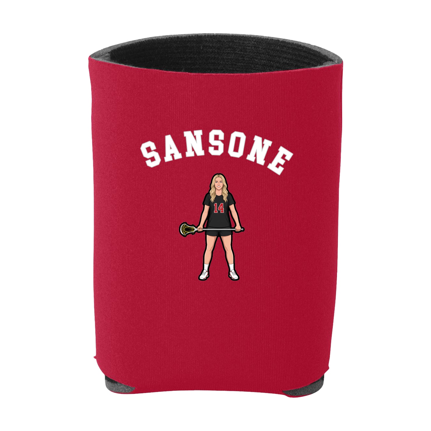 Can Holder — Shirsey Arch in Red