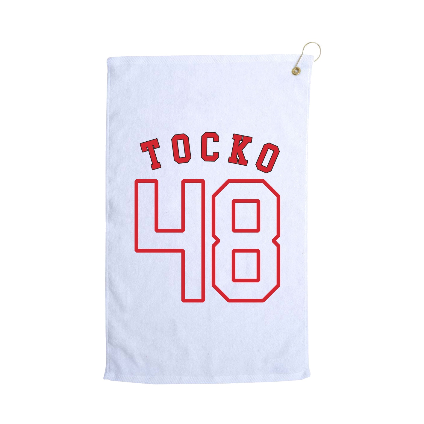 Golf Towel — Shirsey Arch in White