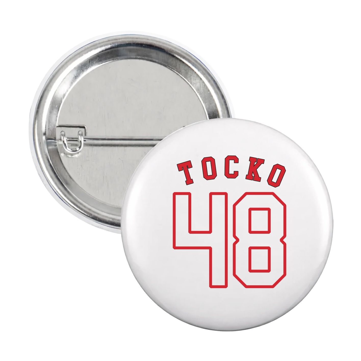 Game Day Button — Shirsey Arch in White