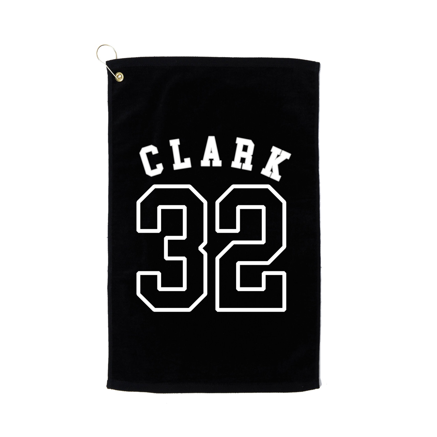 Golf Towel — Shirsey Arch in Black