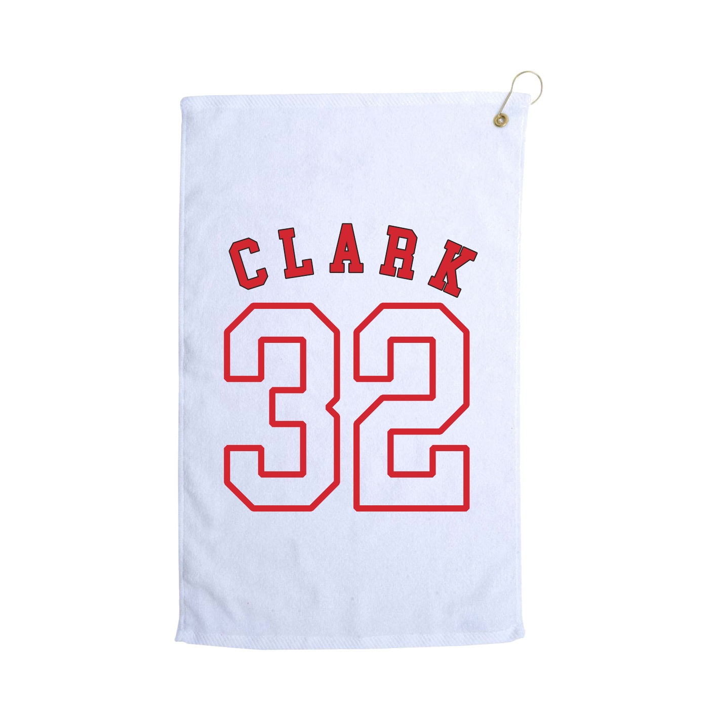 Golf Towel — Shirsey Arch in White