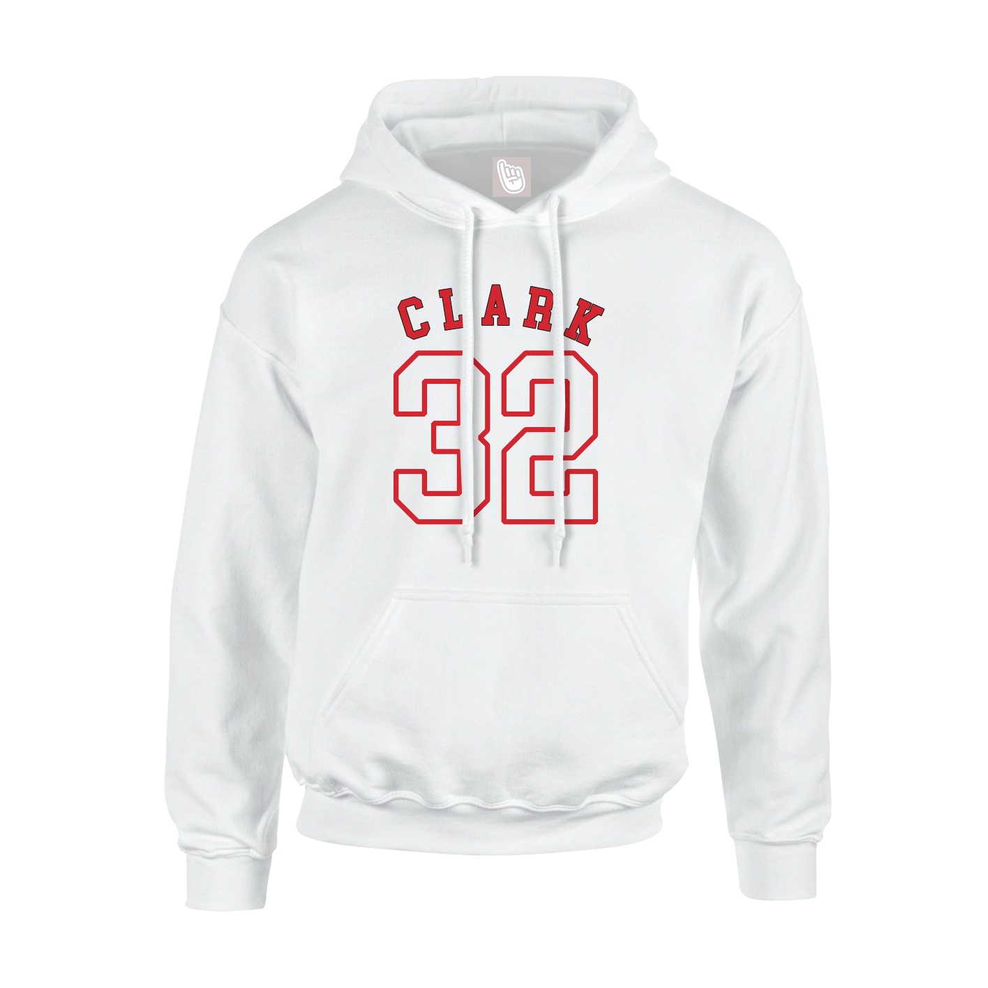 Hoodie — Shirsey Arch in White