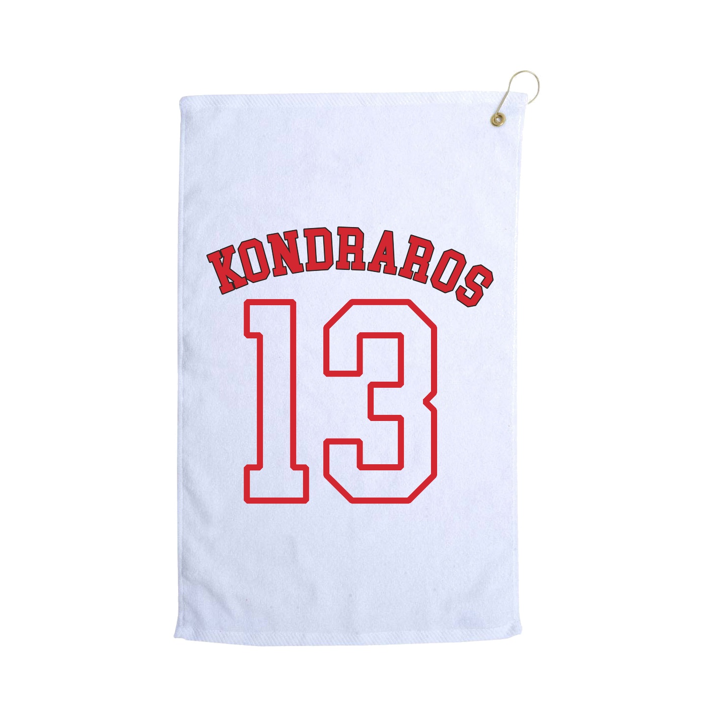 Golf Towel — Shirsey Arch in White