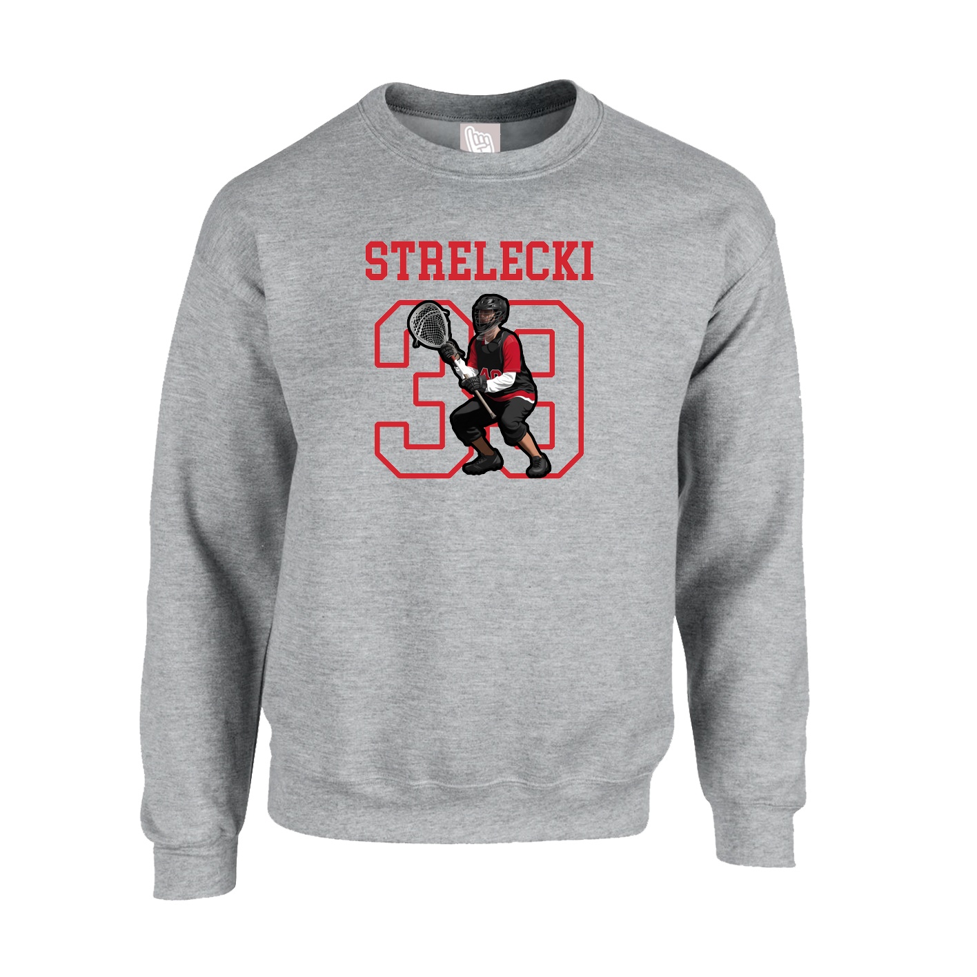 Fleece Crew — Shirsey in Grey