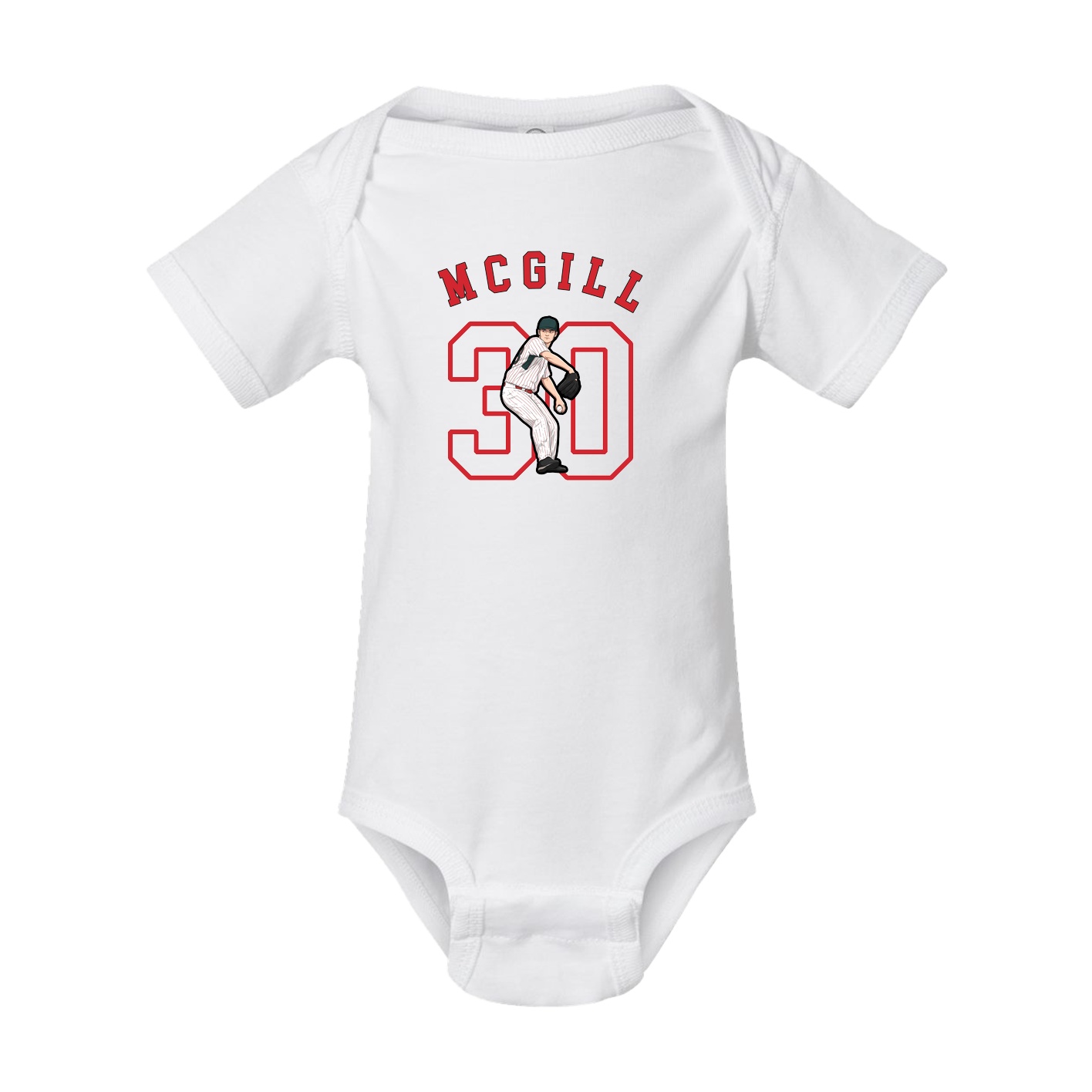 Baby Onesie — Shirsey Arch in White