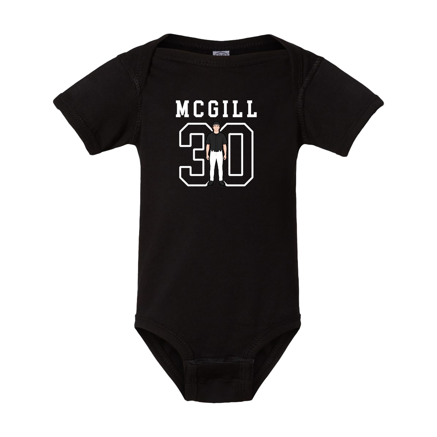 Baby Onesie — Shirsey in Black